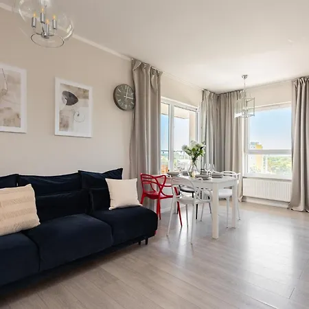 Lejlighed Seaside Baltica Tower With Gym, Sauna & Parking