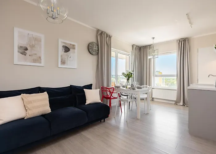 Appartement Seaside Baltica Tower With Gym, Sauna & Parking