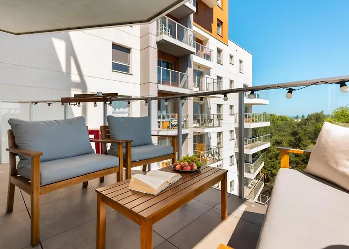 Appartement Seaside Baltica Tower With Gym, Sauna & Parking