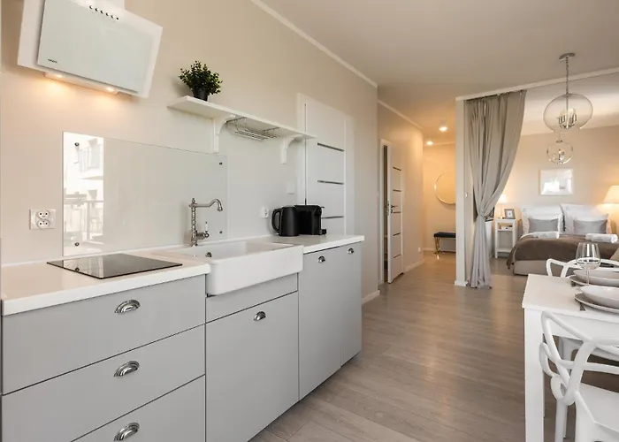 Appartement Seaside Baltica Tower With Gym, Sauna & Parking *