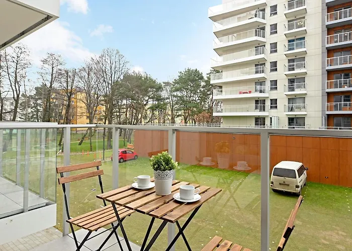 Seaside Baltica Tower With Gym, Sauna & Parking Lägenhet Gdańsk